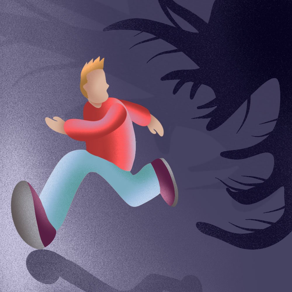 If you dreamed of being chased, you’re avoiding an issue or person. You know the problem will continue to catch up to you until you’re forced to confront it.