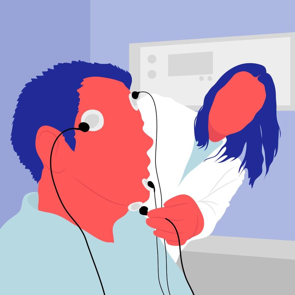 About an hour before you go to sleep, a technician will place sensors and electrodes at specific points on your body.