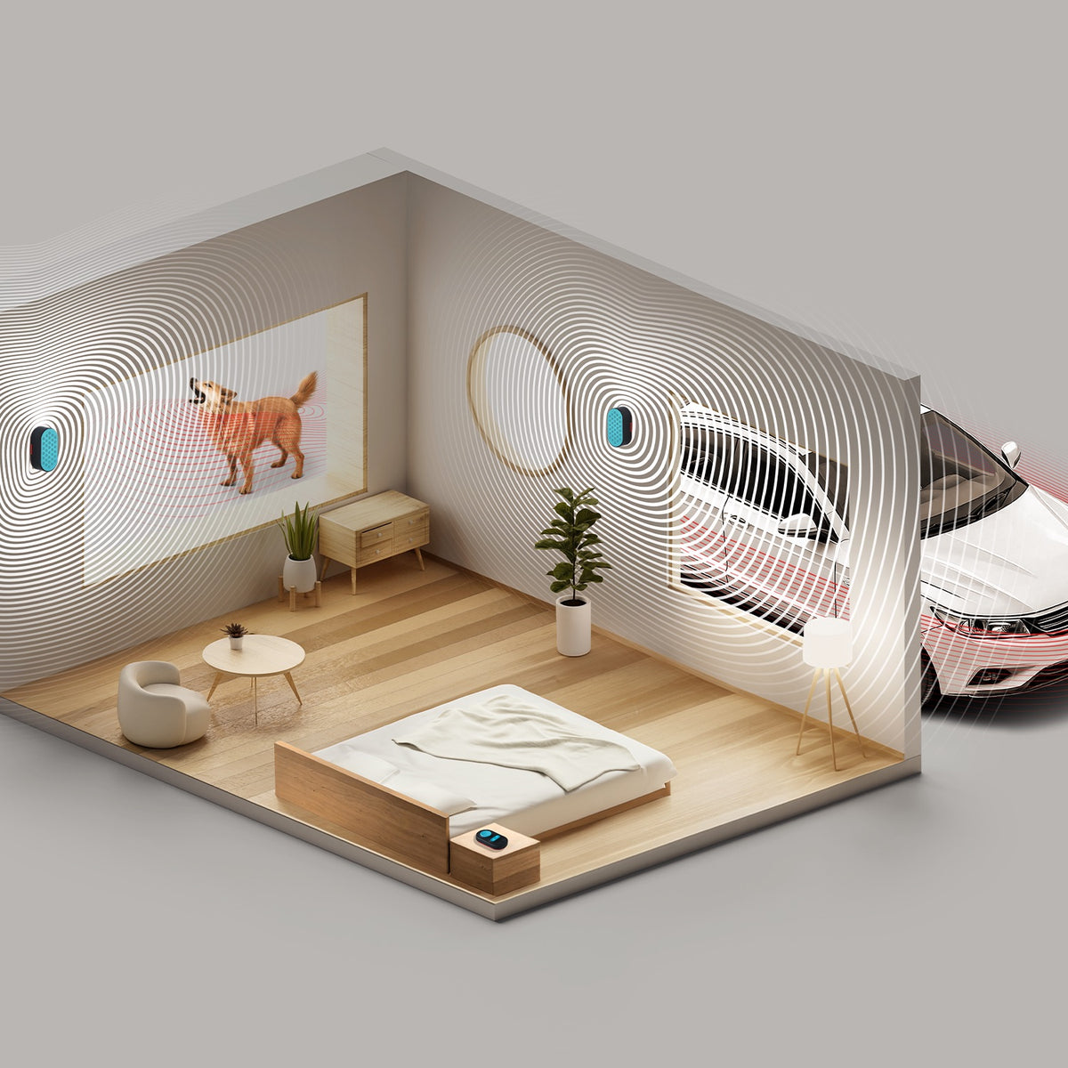 <strong>An ultra-wide, expansive sound shield</strong>