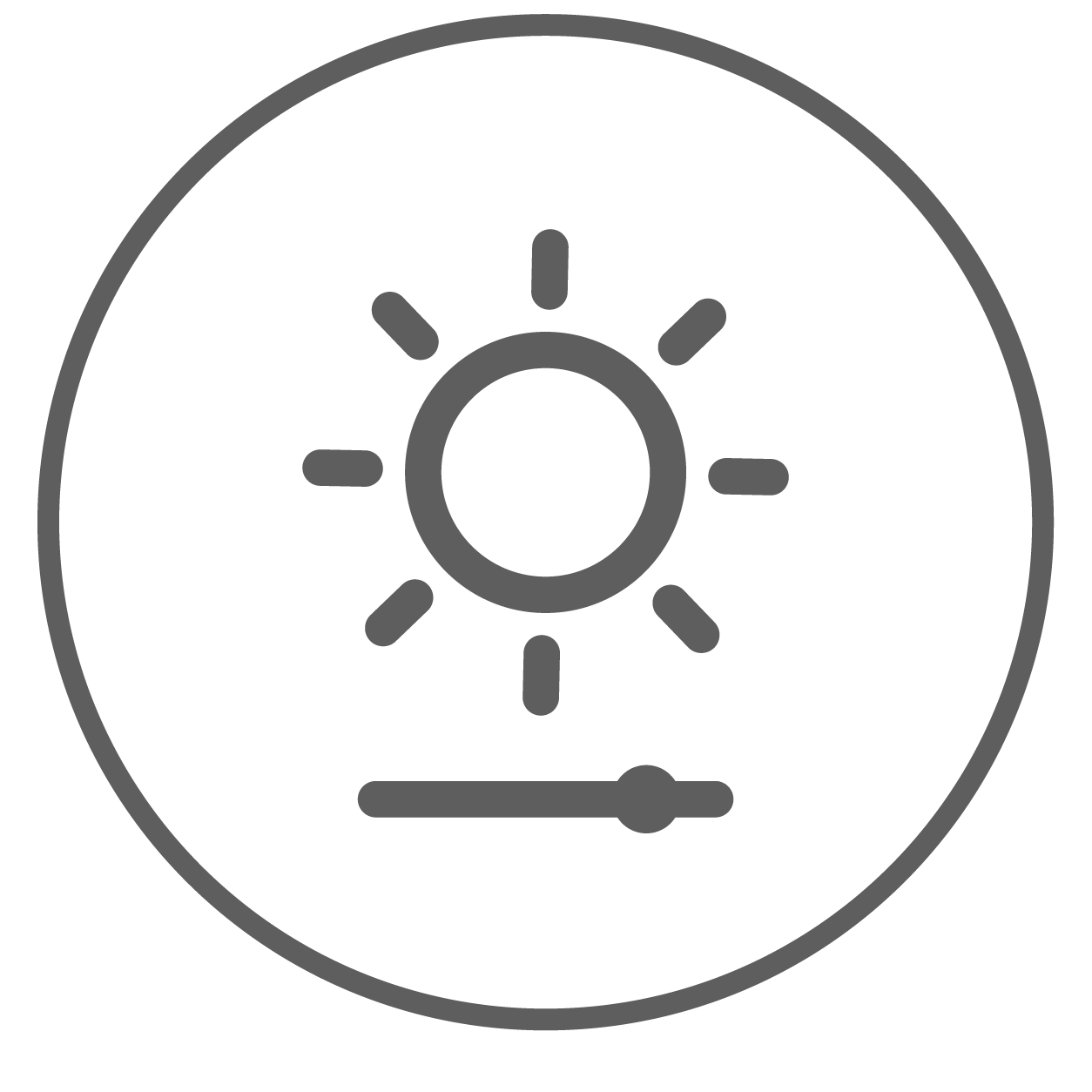 ADJUSTABLE BRIGHTNESS